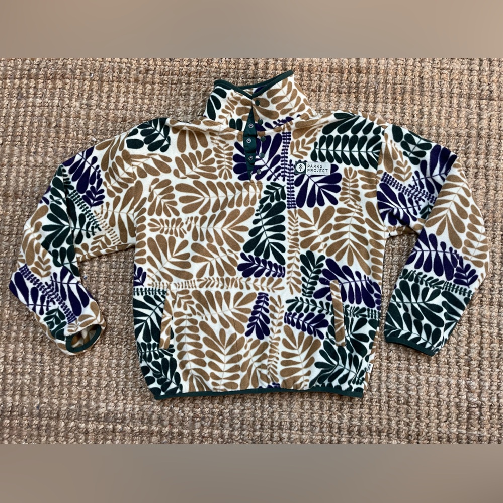 Parks Project Big Sur Fleece Sweater Jacket M - Picture 4 of 8